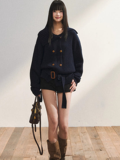 Black High-Waist Bodycon Mini Shorts