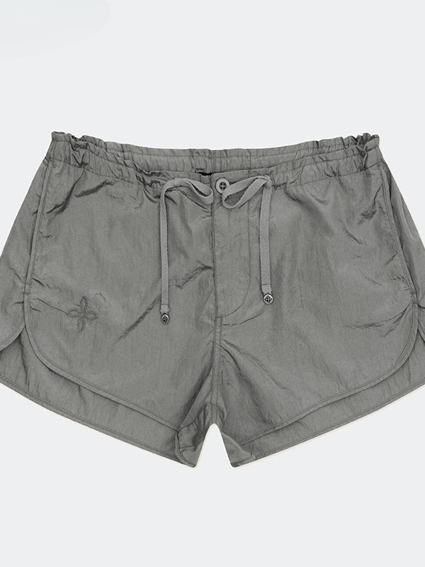 Ancient Myth Alloy Skin Low-Waist Jogging Shorts