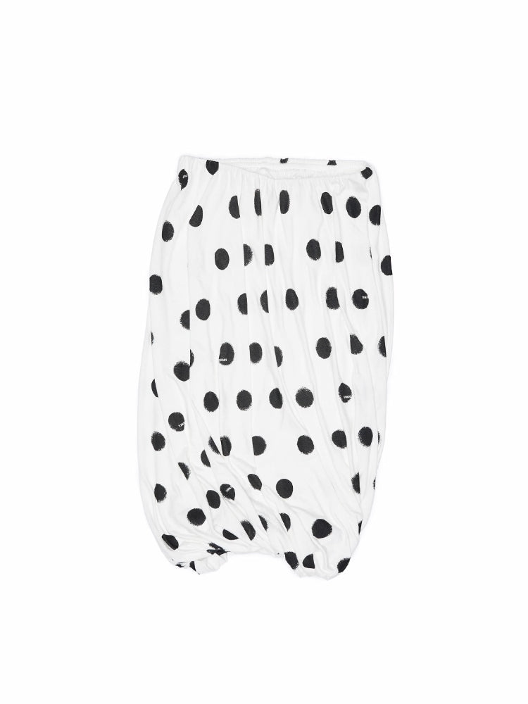 Polka Dot Knot Midi Skirt