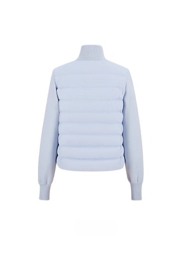 Knit Panel Plush Doll Down Jacket