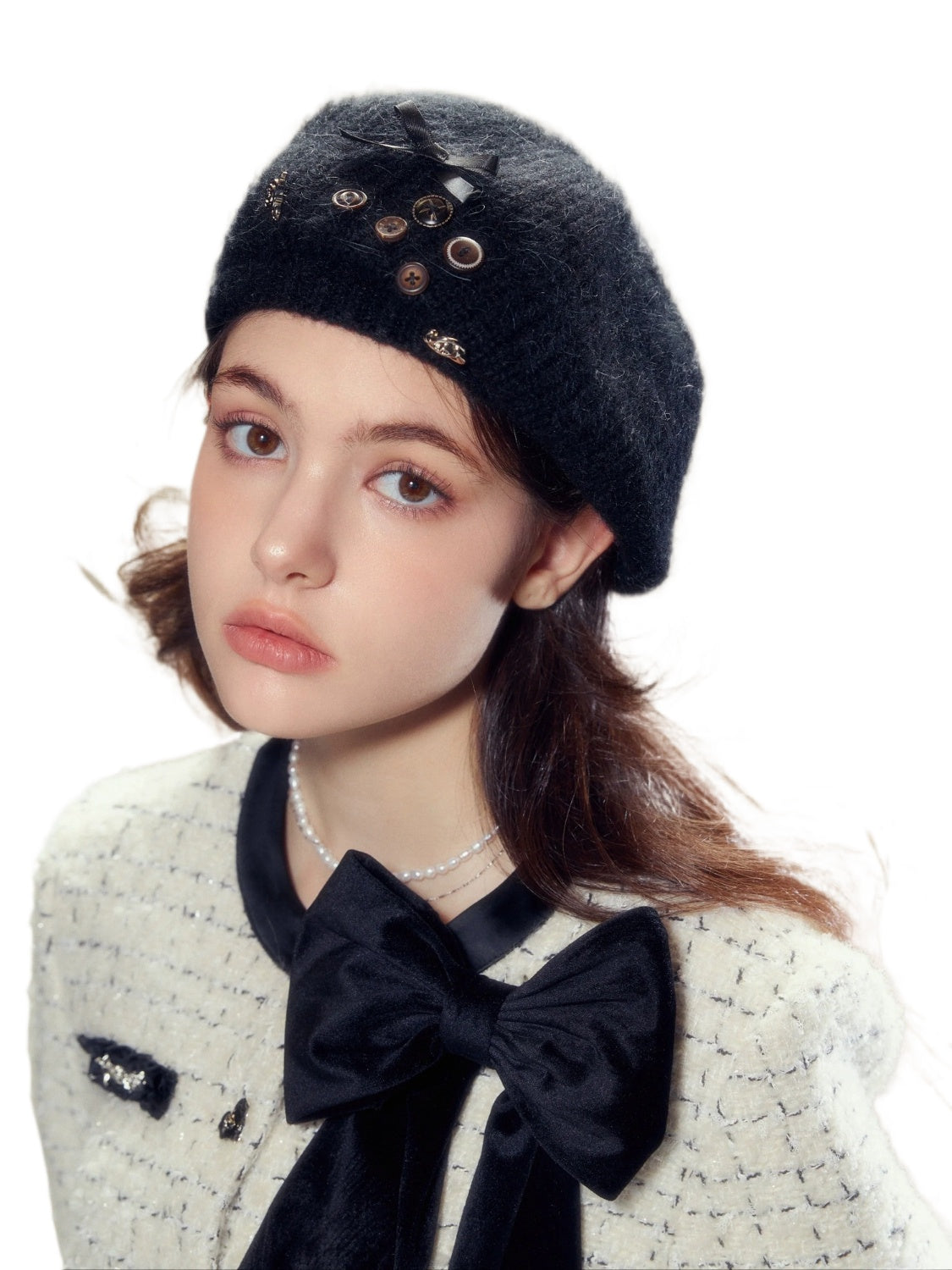 Wool Knit Beret
