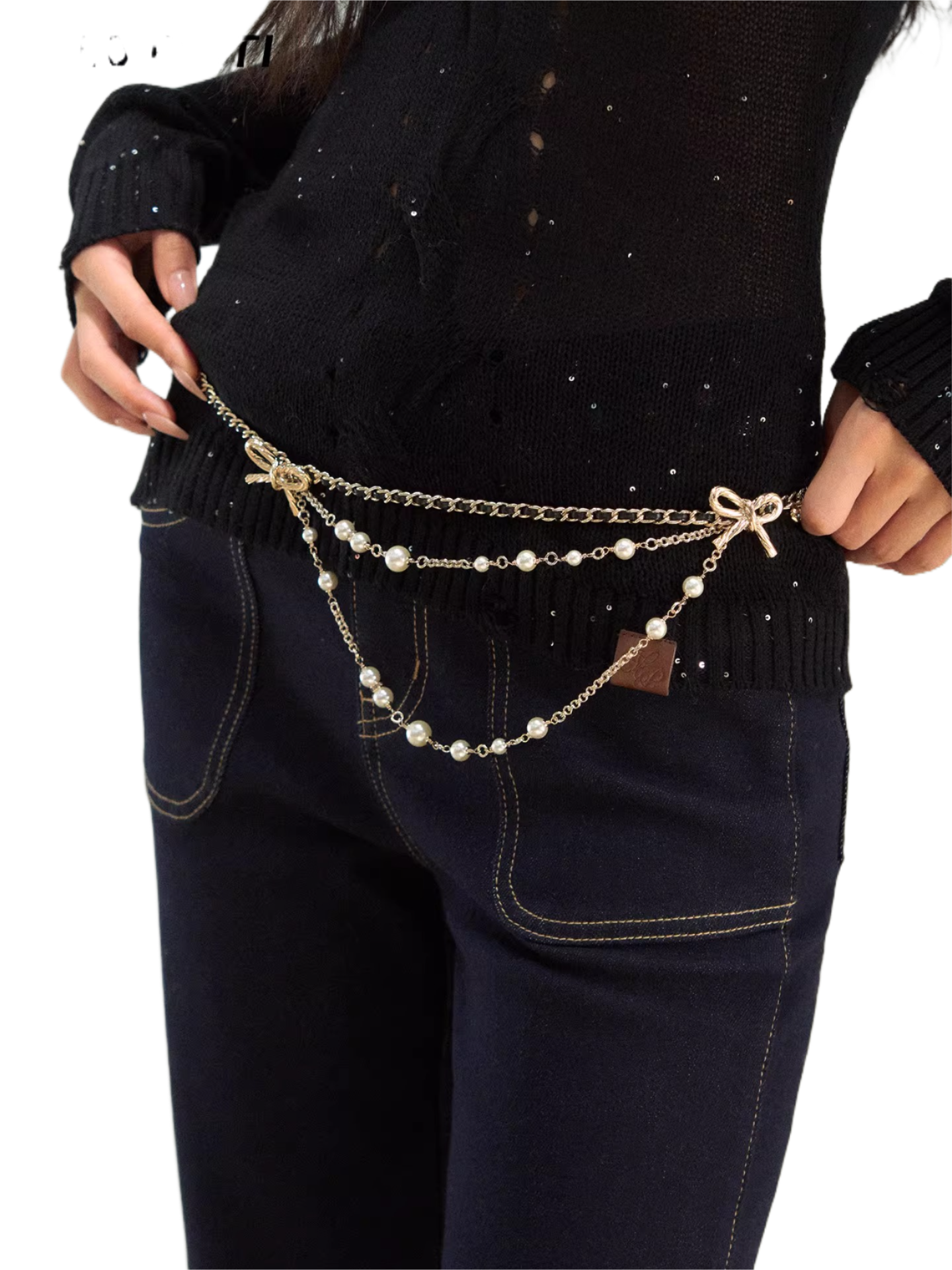 Layered Decorative Waist Chain