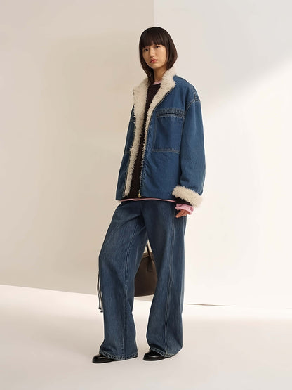 Pure Cotton Straight-Leg Denim Jeans