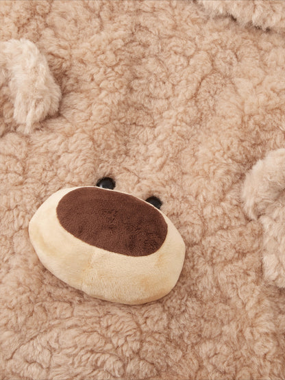 Back-Detail Mid-Length Puffer Coat