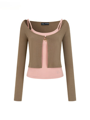 Pink and Brown / S