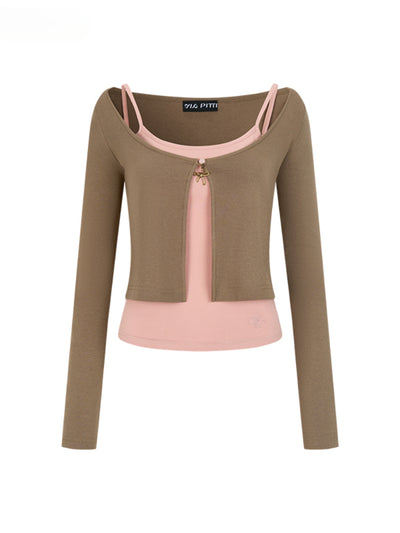 Pink and Brown / S