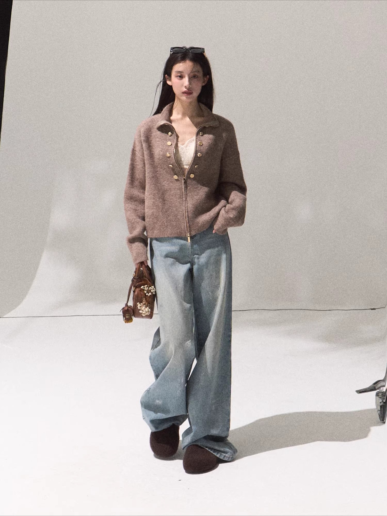 Vintage Straight-Leg Cotton Denim Jeans