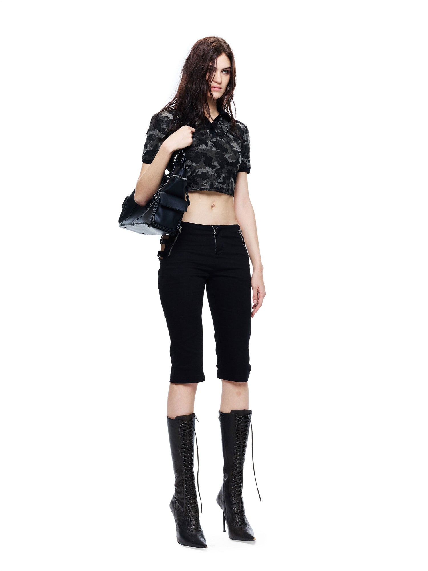 Punk Washed Panel Leggings