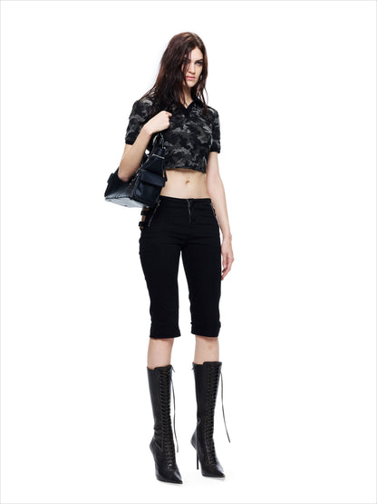 Punk Washed Panel Leggings