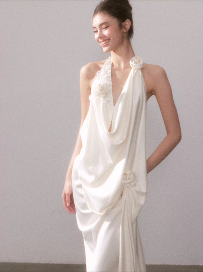 Tyndall Muse Satin Glow Maxi Dress