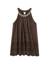 Vacation-Style Sleeveless Top & Skirt Set - CHINASQUAD