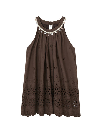 Vacation-Style Sleeveless Top &amp; Skirt Set - CHINASQUAD