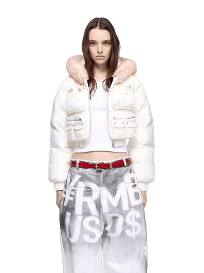 Structured Pocket Down Jacket