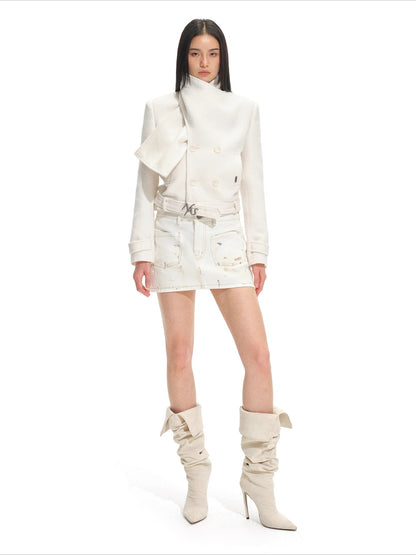 Rose Shawl Wool Short Jacket