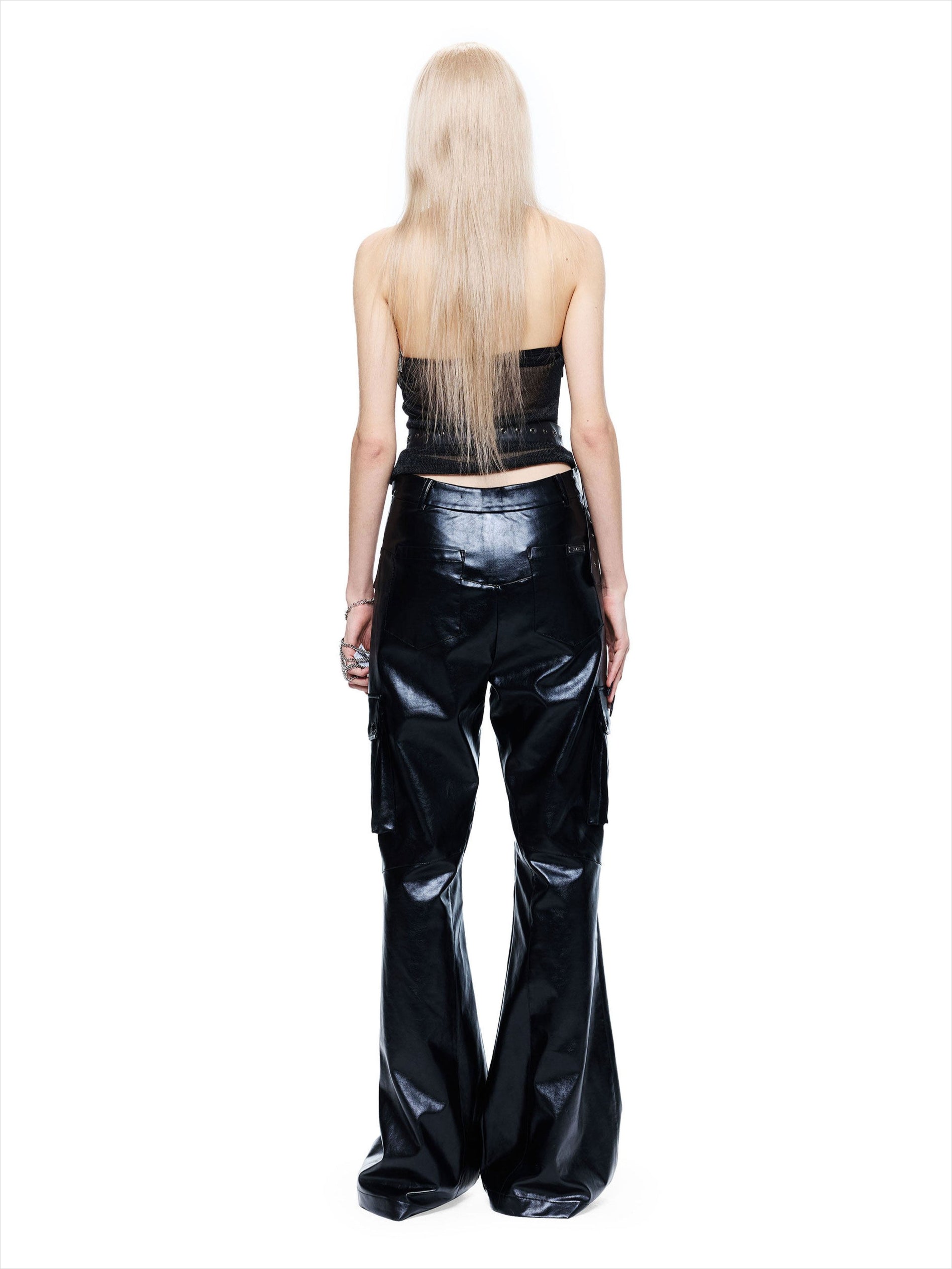 Punk Grunge Studded Belt-Detail Camisole