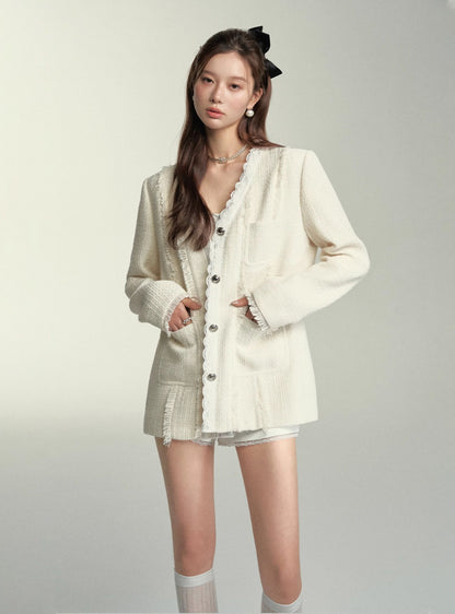 White Tassel Jacket - CHINASQUAD