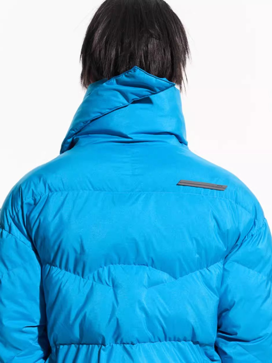 Asymmetric Deconstructed Cotton Padded Jacket