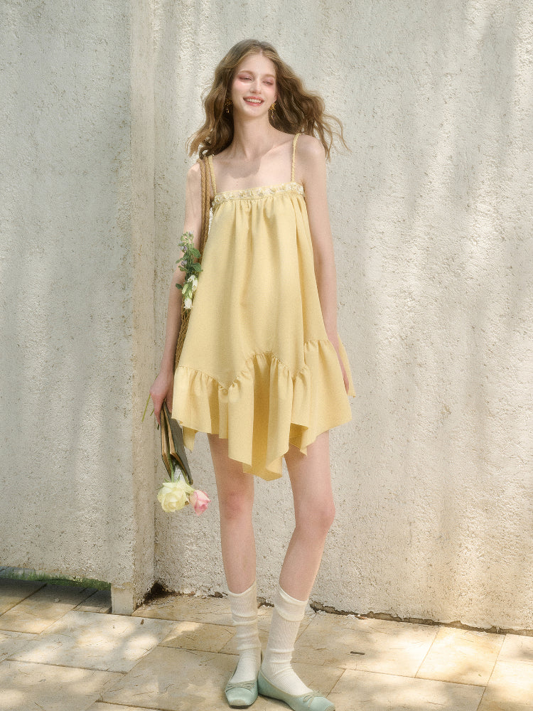 Light Yellow Vacation Sundress