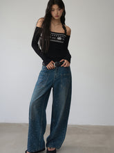 Lace Halter Two-way One-shoulder Sweater - CHINASQUAD