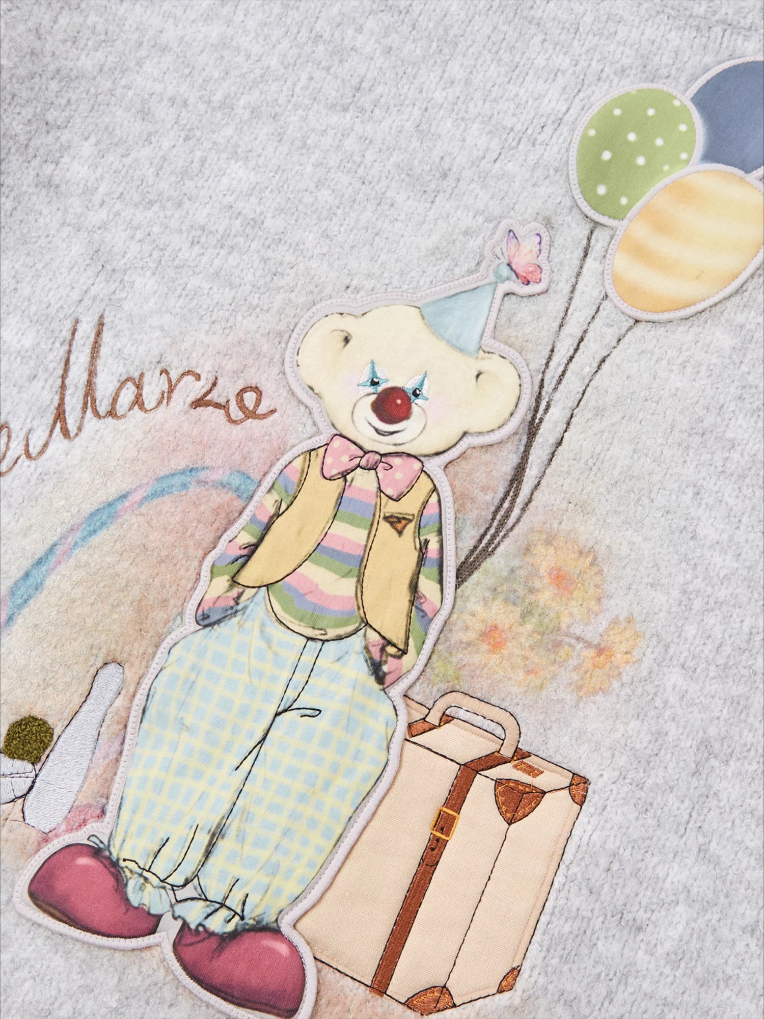Illustrated Crewneck Knit Sweater