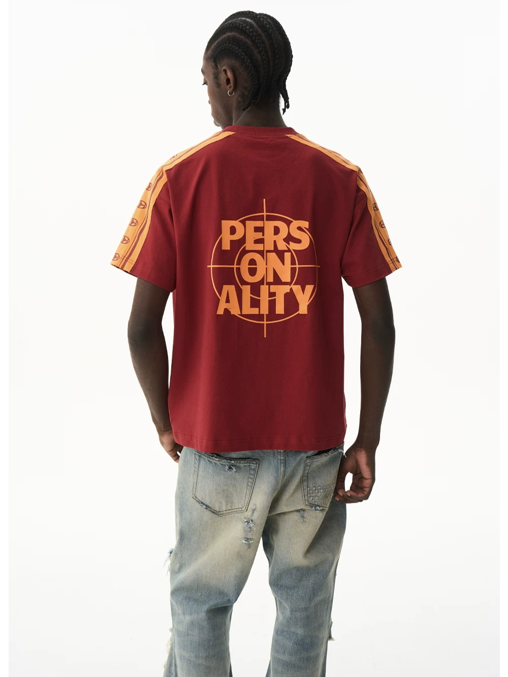 Vintage Contrast Panel Sport T-Shirt