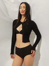 Crew-neck Long-sleeve Knitted Cardigan Coat - CHINASQUAD