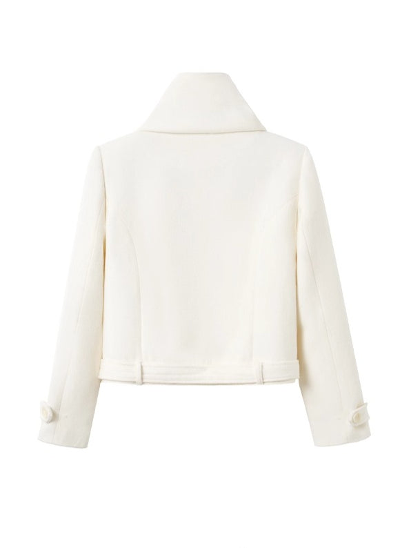 Rose Shawl Wool Short Jacket