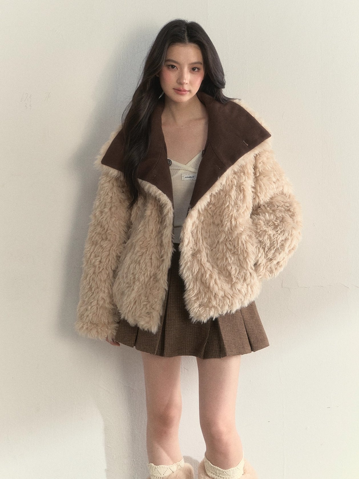 Reversible Fleece-Lined Cropped Jacket