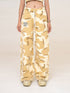 (Final Sale) Camouflage & Cream-colored Wide-leg Pants - CHINASQUAD