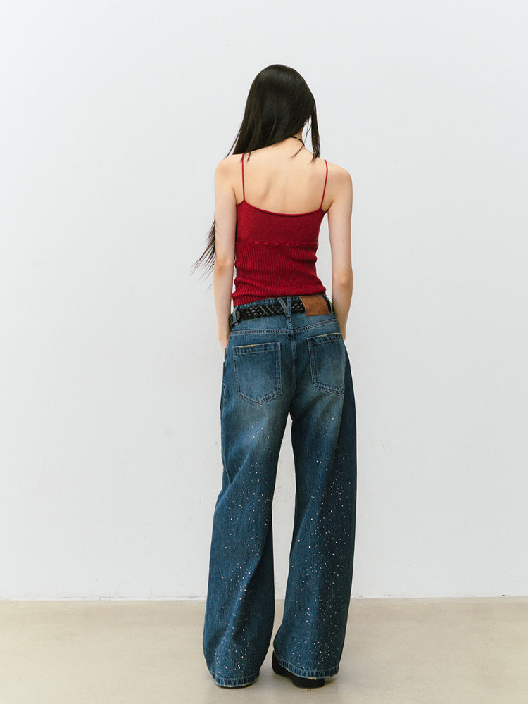 Button Lyocell Knit Tank Top