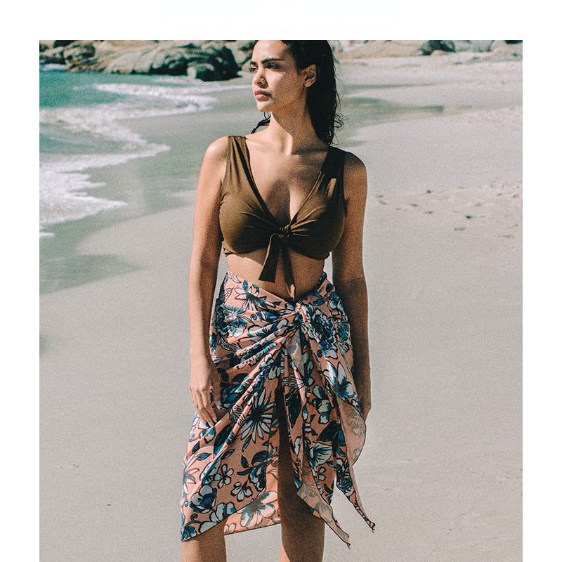 Printed Tie Beach Sarong