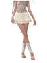 Low-Waist Pleated A - Line Tiered Skirt - CHINASQUAD