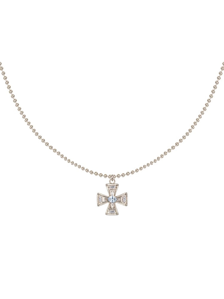 Layered Cross Pendant Necklace