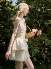 Cloud - like Lace Jacquard Little White Dress - CHINASQUAD