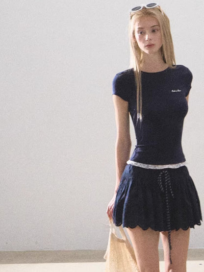 Lace-Soft Antibacterial Slim-Fit T-Shirt