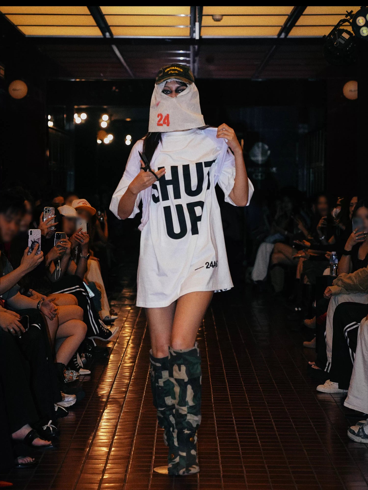 RUNWAY Camouflage Adjustable Cap