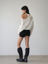 Two-piece Look Checked Long-sleeve Shirt - CHINASQUAD