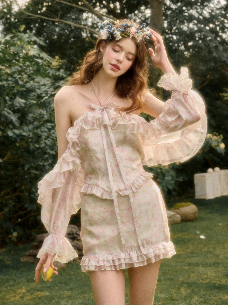 Butterfly Organza Fairy Top &amp; Skirt Set