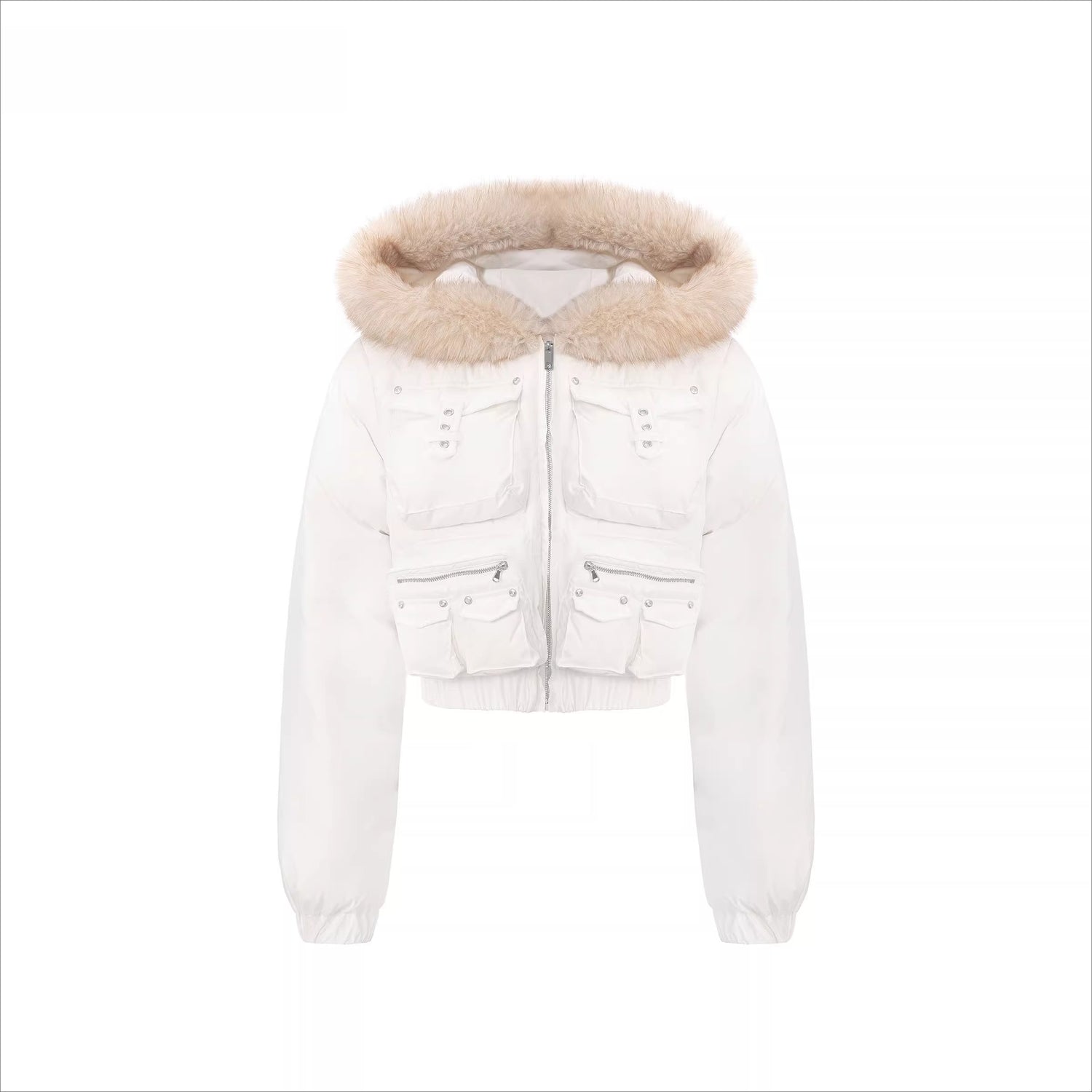 Structured Pocket Down Jacket