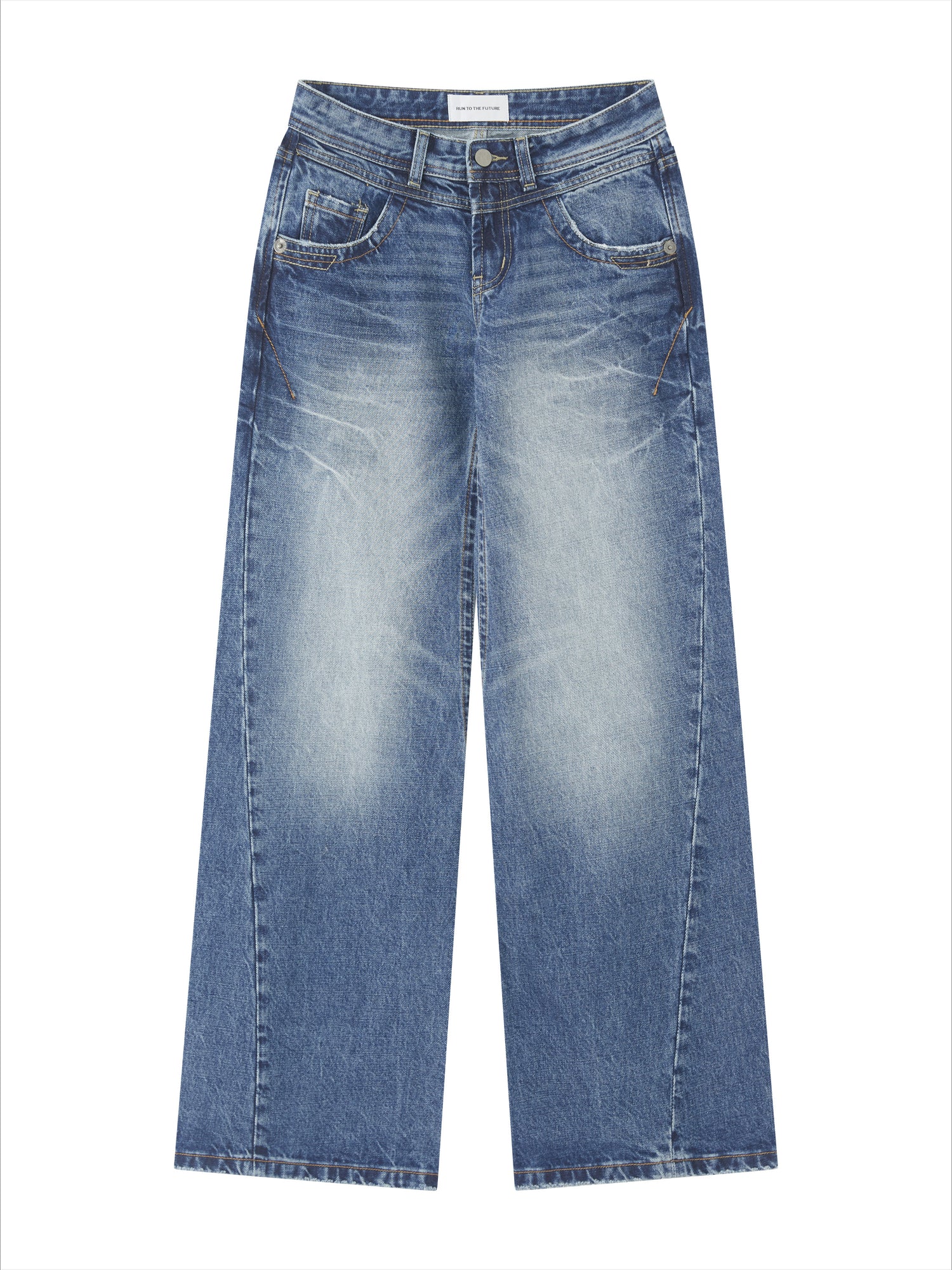 Retro Wash Blue Jeans