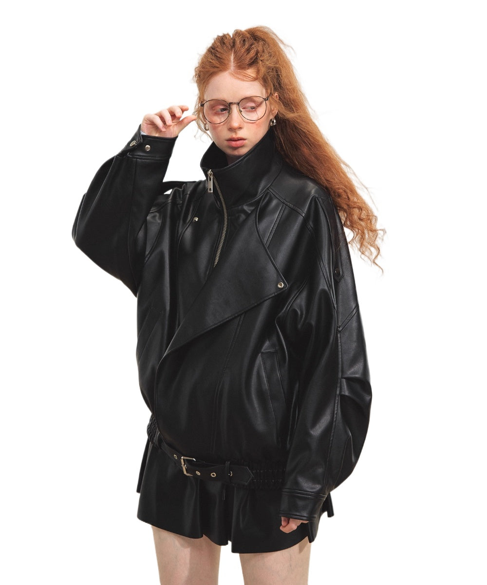 Vintage Moto PU Jacket