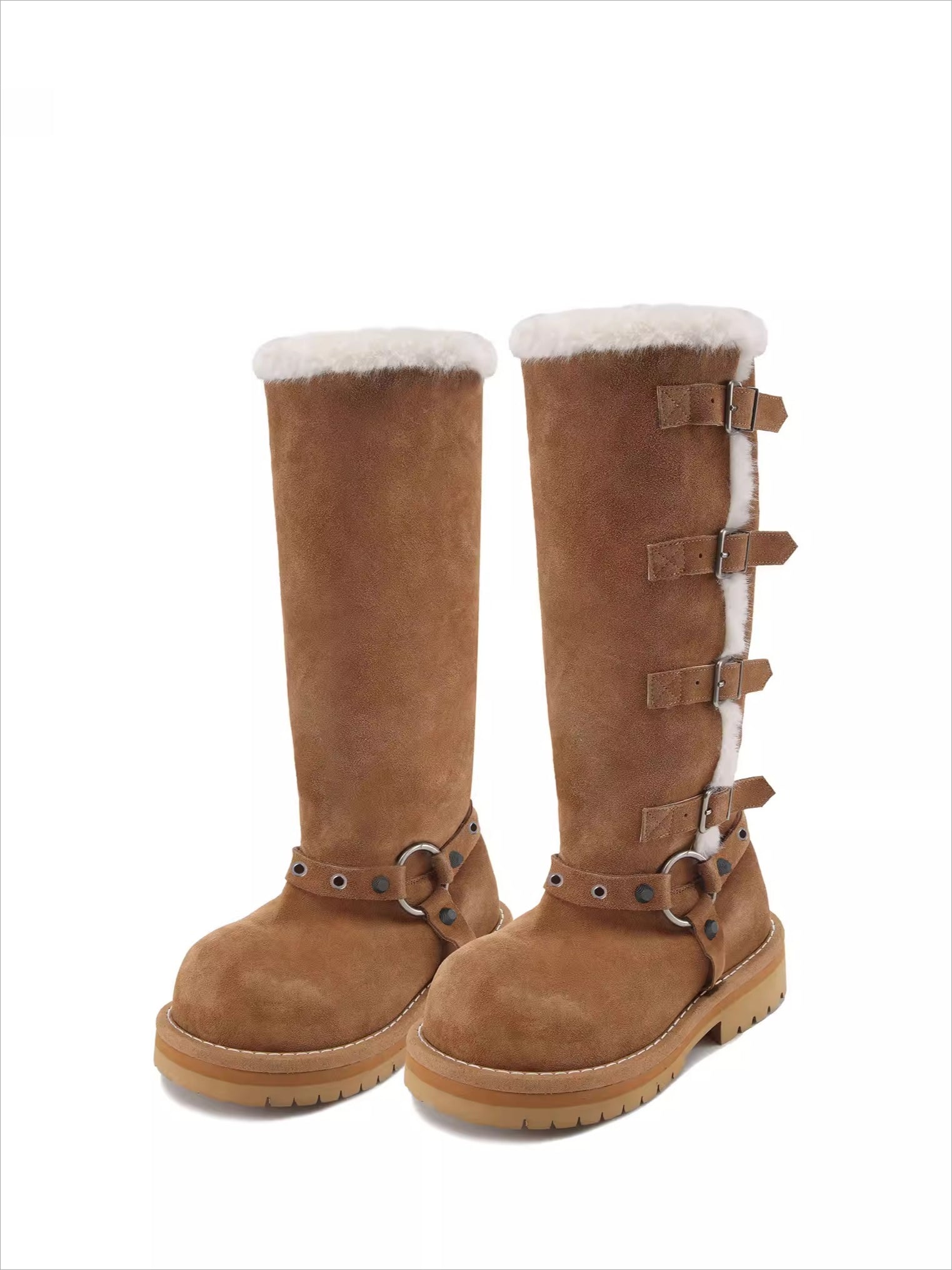 Convertible Fold-Over Knight Boots