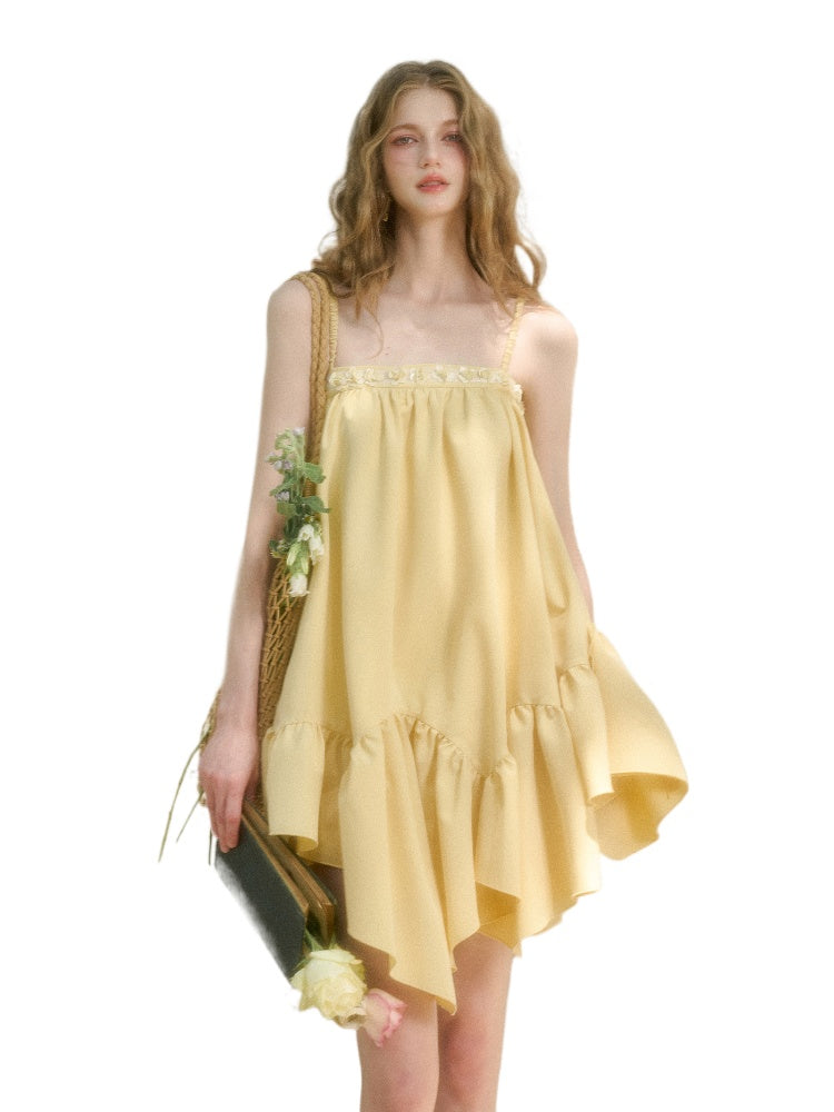Light Yellow Vacation Sundress