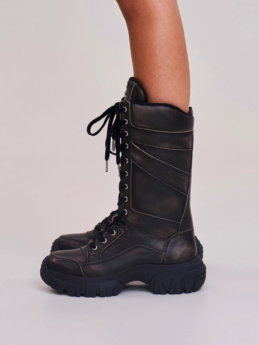 Wild Terrain Vintage Hand-Polished Hiking Boots