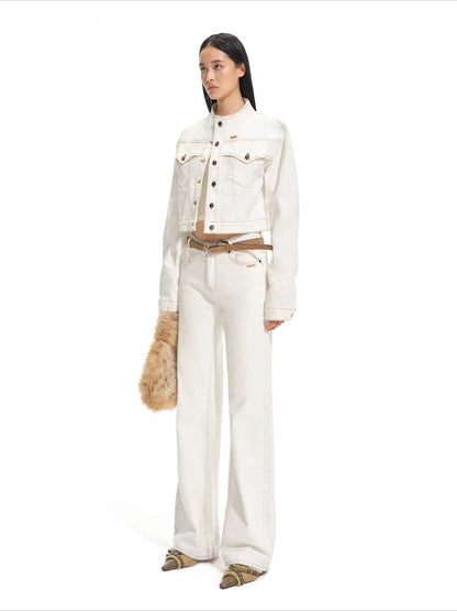 Mountain Cat Short Denim Jacket