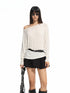 Asymmetric Shoulder Multi-way Wear Elastic T-Shirt - CHINASQUAD