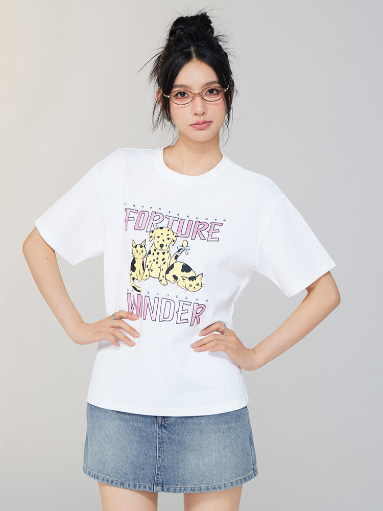 Animal - themed Breathable T - shirt