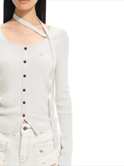 Miami Ribbed Knit Cardigan