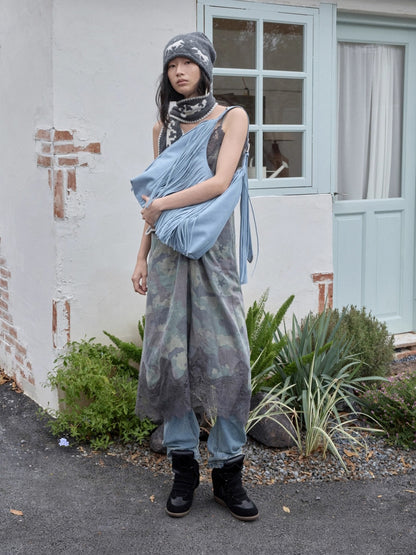 Fair Isle Pony Jacquard Knit Beanie