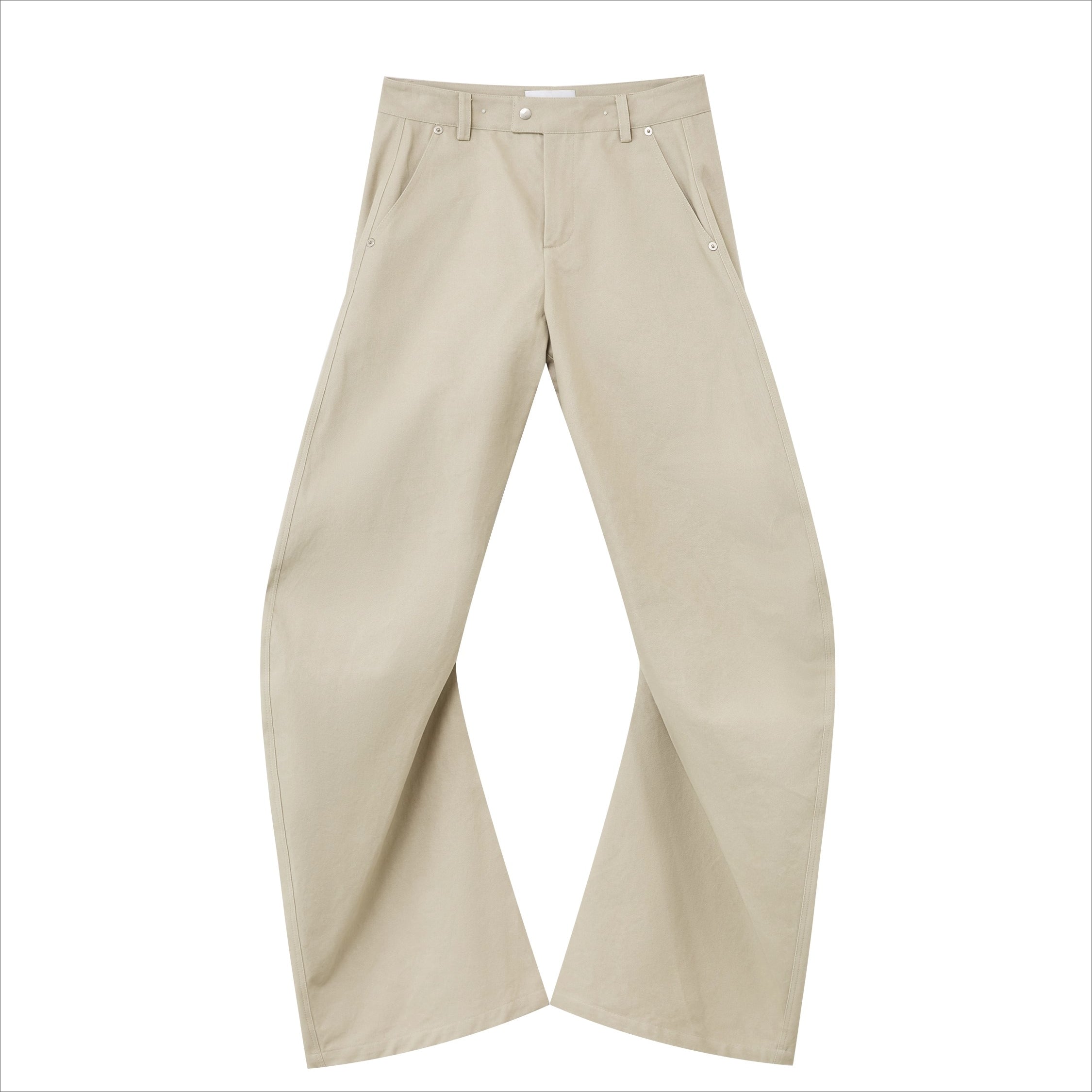Asymmetrical Sculpted Utility Pants